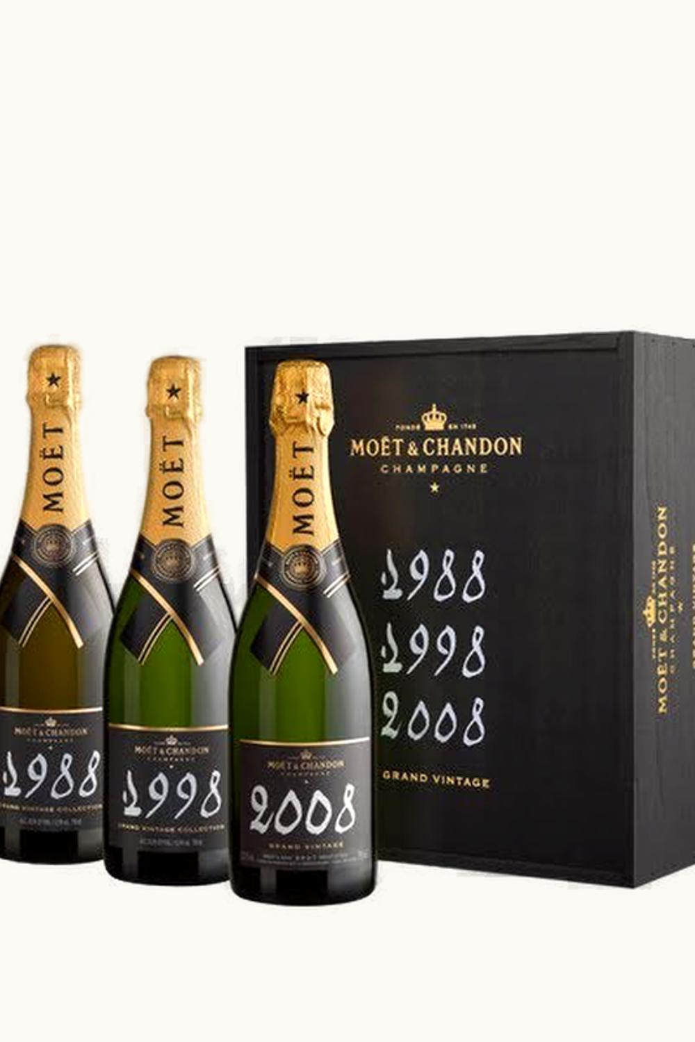 Moët & Chandon Moët & Chandon Grand Vintage Brut Trilogy Vertical Collection Champagne France, 2009
