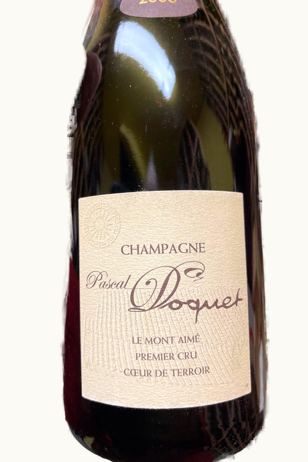 Pascal Doquet Le Mont Aimé Blanc de Blanc Premier Cru Brut Champagne France, 2008