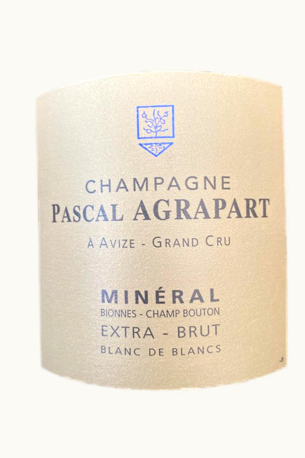 Pascal Agrapart Minéral Blanc de Blanc Grand Cru Extra Brut Champagne France, 2008