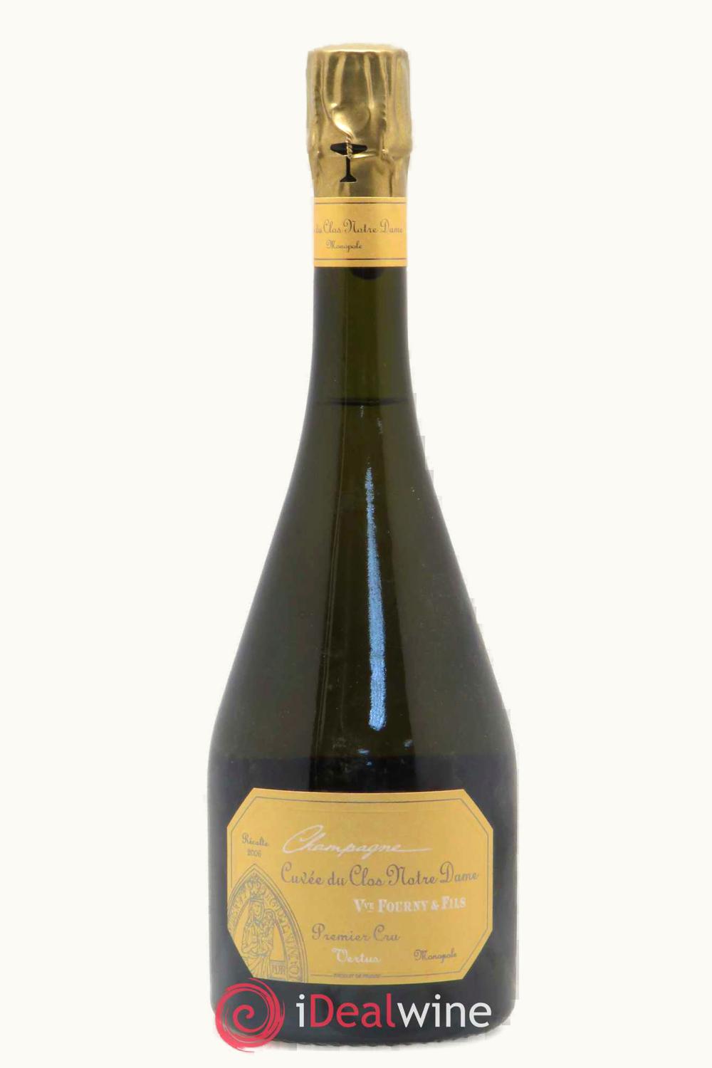 Veuve Fourny Cuvée du Clos F.G. Notre Dame Premier Cru Extra Brut Millésimé Champagne France, 2007
