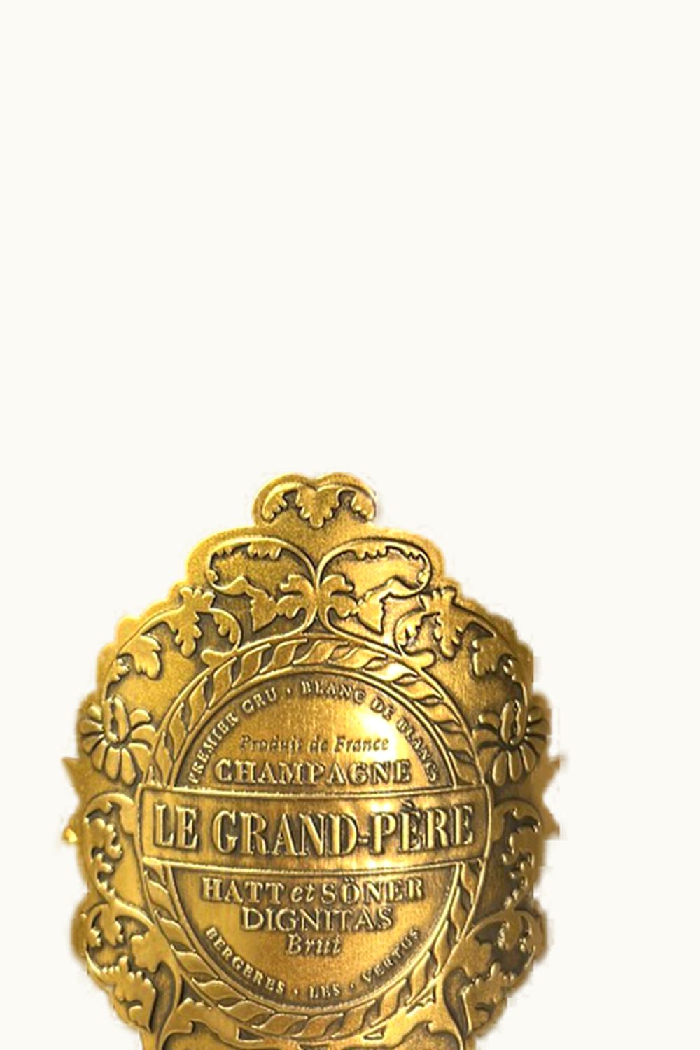 Hat Soner Le Grand Père Dignitas Blanc de Blanc Brut Champagne France, 2007