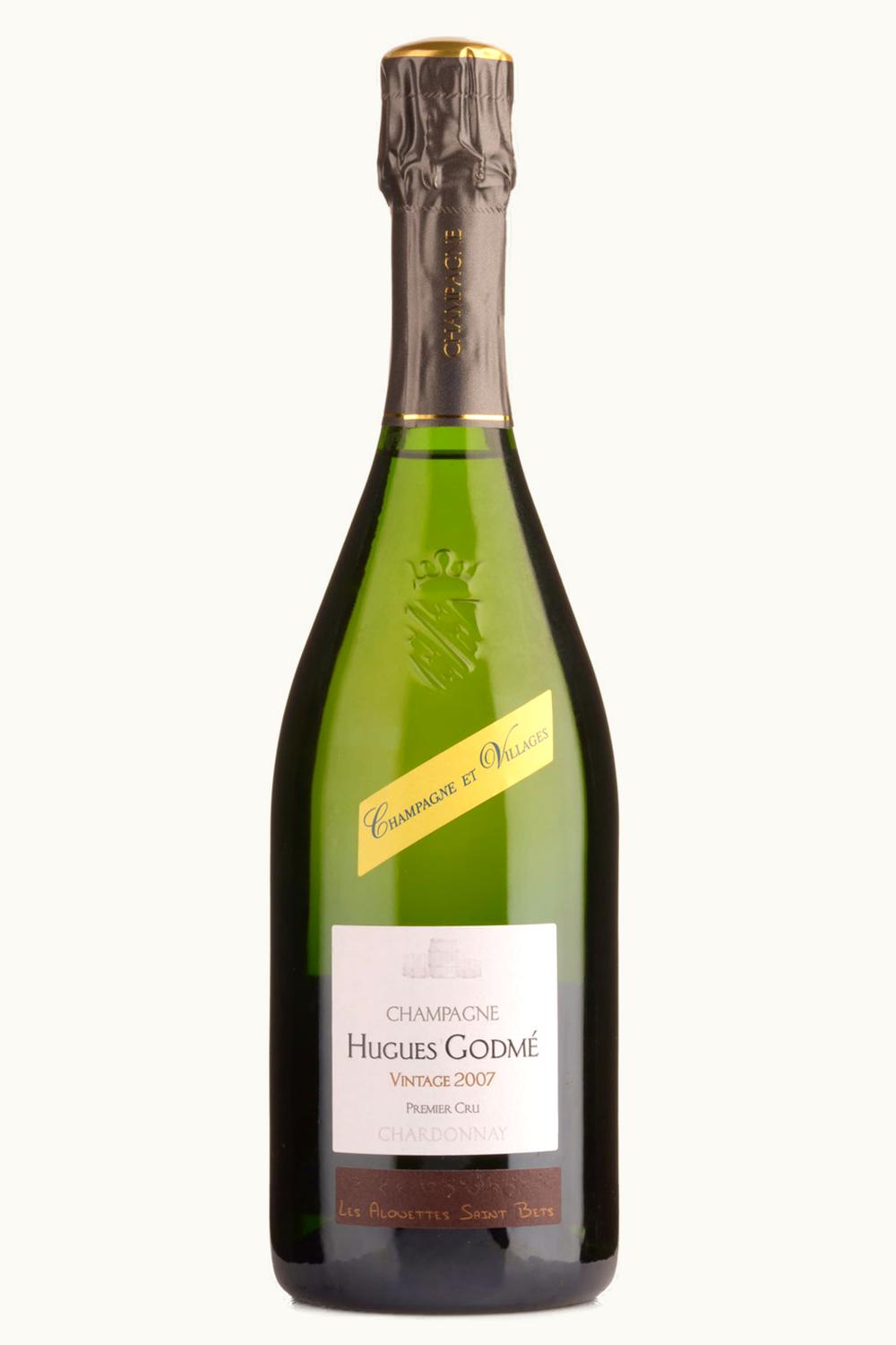 Hugues Godmé Les Alouettes St Bests Chard Premier Cru Brut Champagne France, 2007