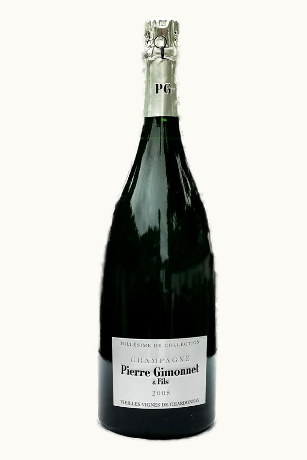 Pierre Gimonnet Millésimé de Collection Vieilles Vignes Chard Brut Champagne Blanc de Blanc France, 2005