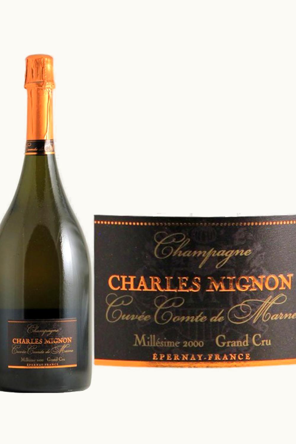 Charles Mignon Charles Mignon Comte de Marne Grand Cru Brut Millésimé Champagne France, 2005