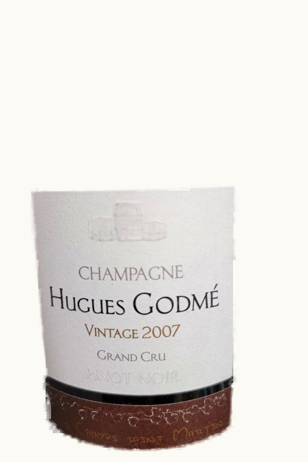 Hugues Godmé Les Champ St. Martin Grand Cru Brut Champagne Blanc de Noir France, 2005
