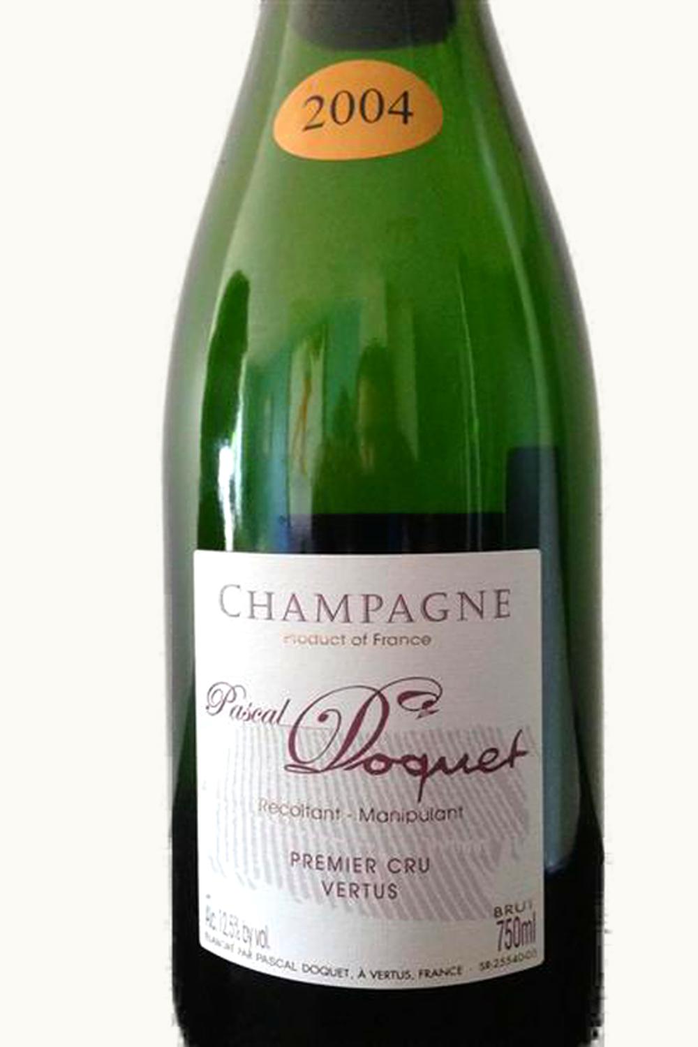 Pascal Doquet Pascal Doquet Vertus Blanc de Blanc Premier Cru Brut Champagne France, 2004