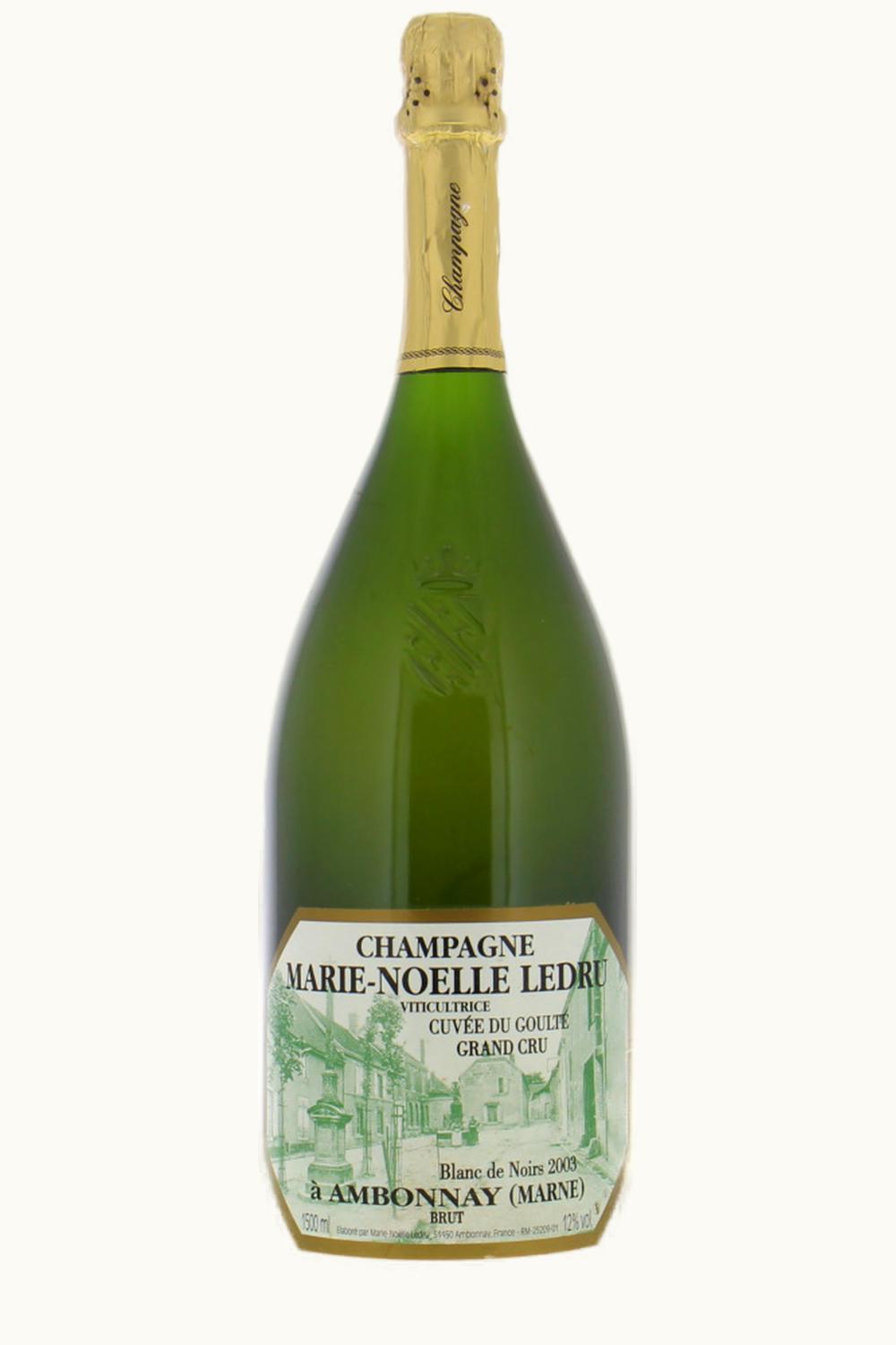 Marie-Noëlle Ledru Marie-Noëlle Ledru Cuvée du Goulte Blanc de Noir Grand Cru Brut Champagne France, 2003