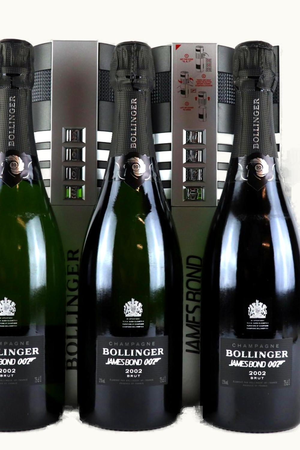 Bollinger Bollinger La Grande Année Brut James Bond 007 Edition Champagne France, 2002