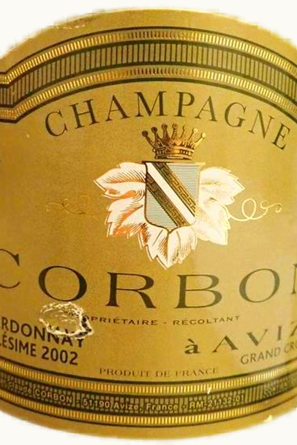 Corbon Corbon Blanc de Blanc Grand Cru Avize Brut Champagne France, 2002