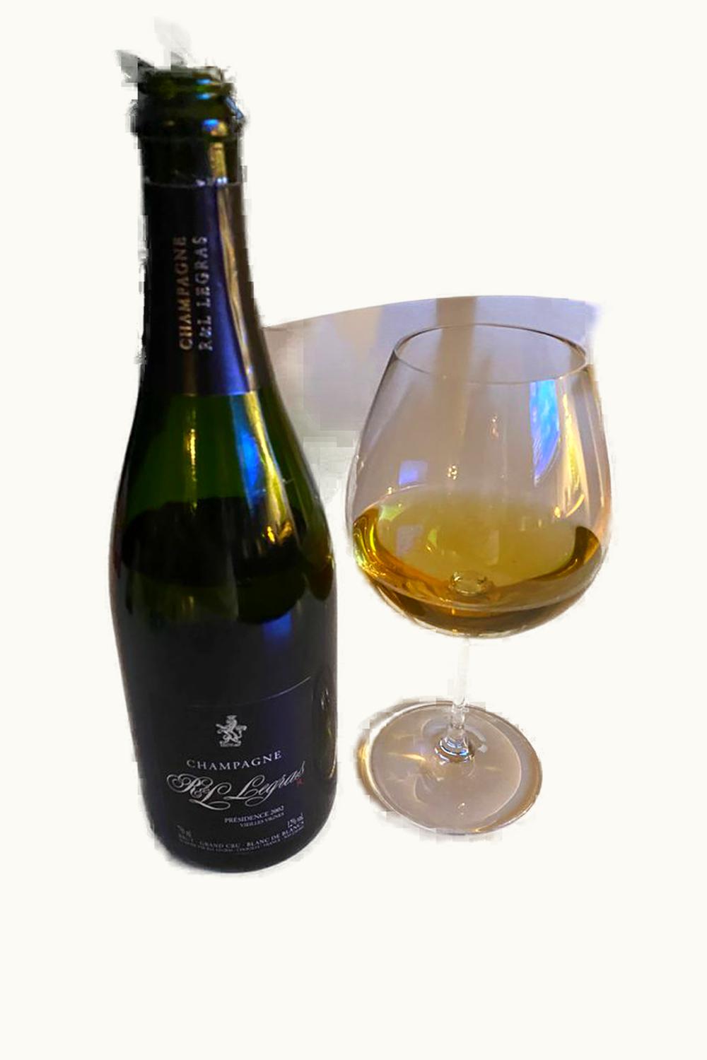 R. & L. Legras R. & L. Legras Présidence Vieilles Vignes Blanc de Blanc Grand Cru Brut Millésimé Champagne France, 2002