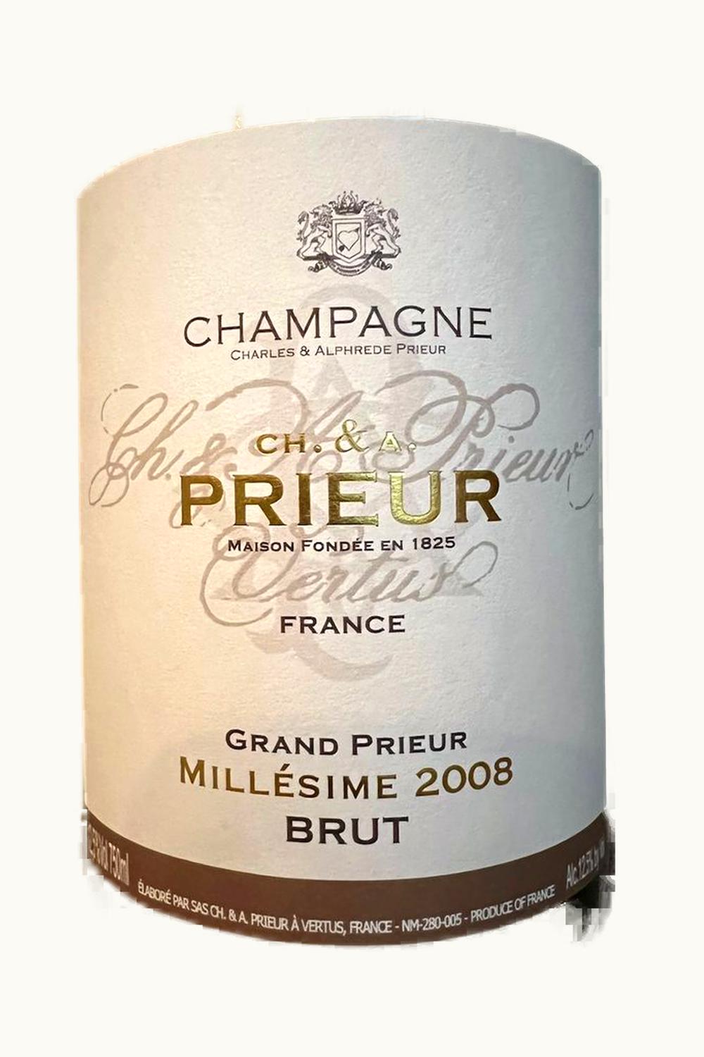 A. Prieur Grand Brut Millésimé Champagne France, 2000