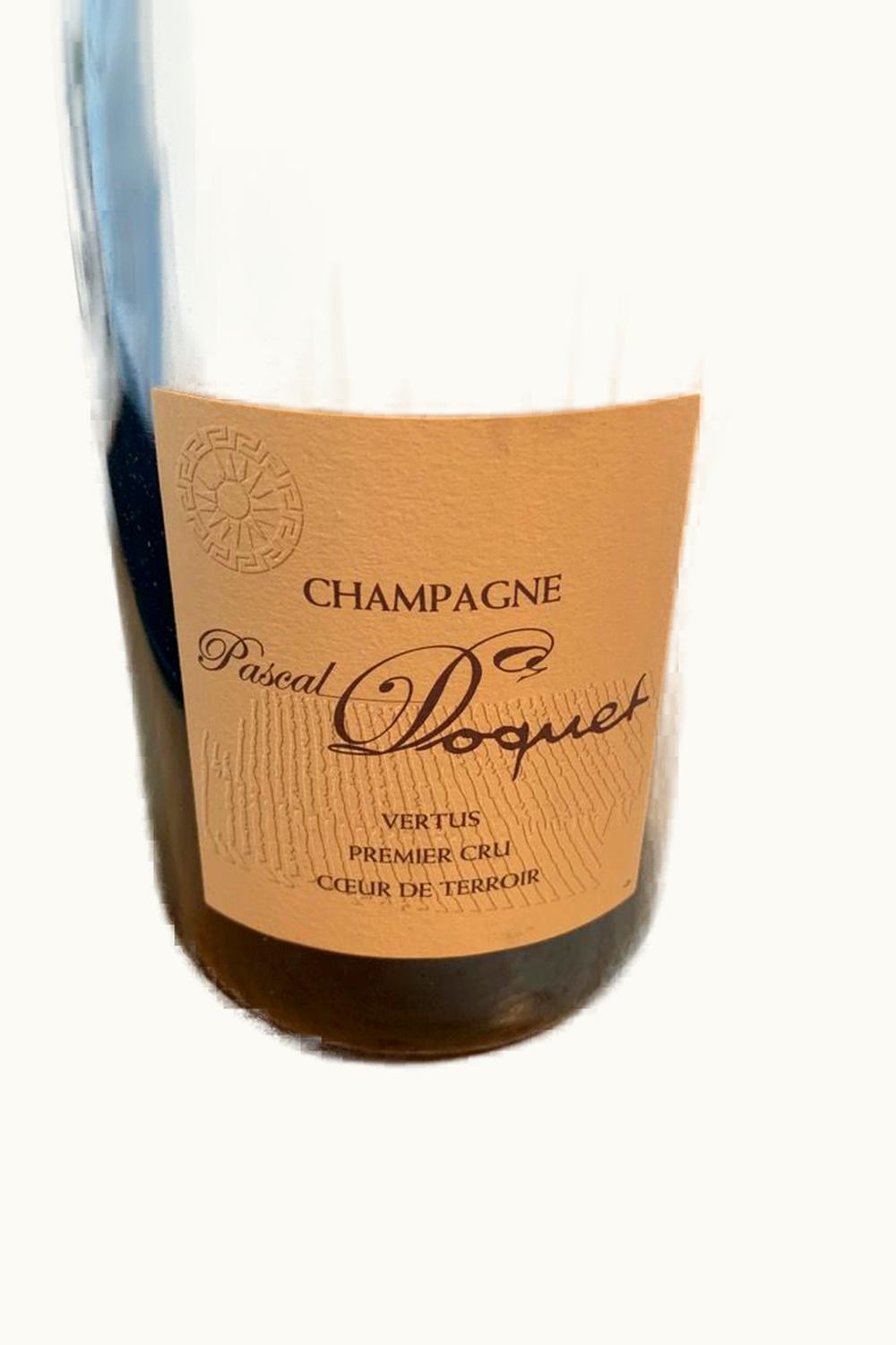 Pascal Doquet Pascal Doquet Vertus Blanc de Blanc Premier Cru Brut Champagne France, 1999