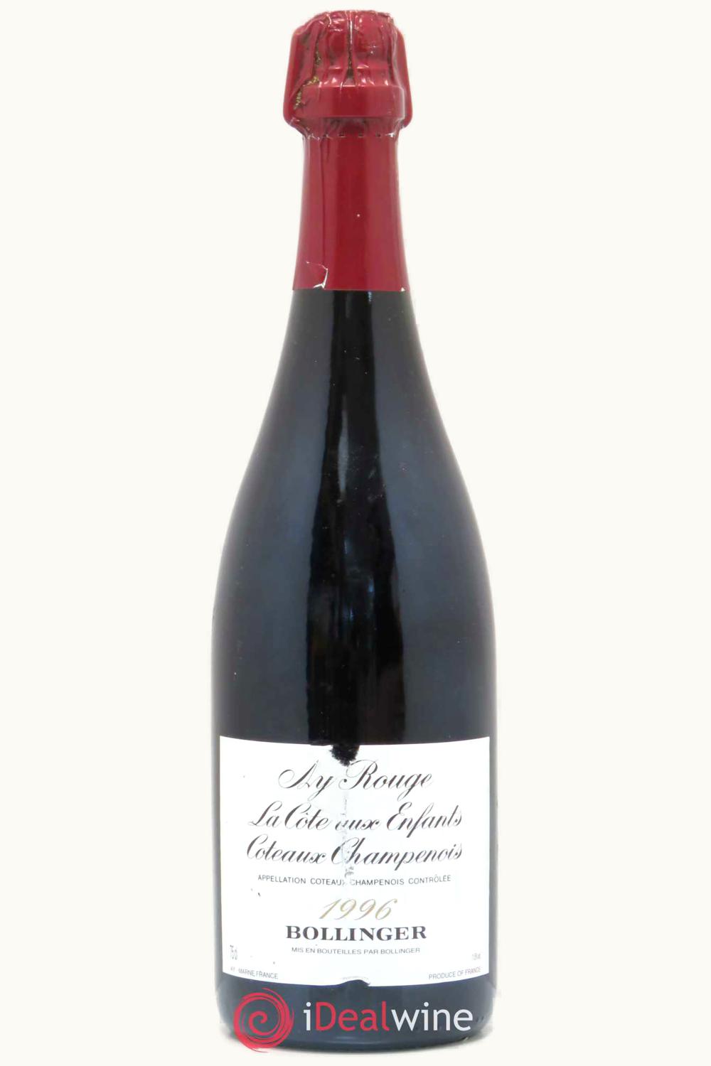 Bollinger Bollinger La Côte aux Enfants Coteaux Champenois Champagne France, 1996