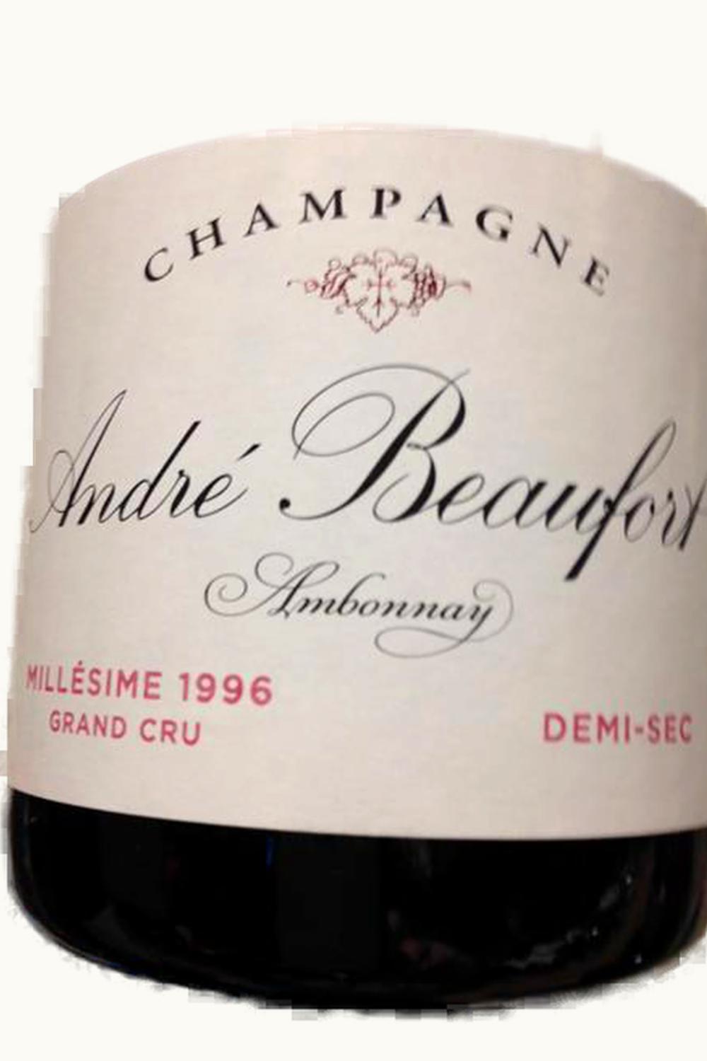 André Beaufort André Beaufort A Ambonnay Grand Cru Demi-Sec Millésimé Champagne France, 1996
