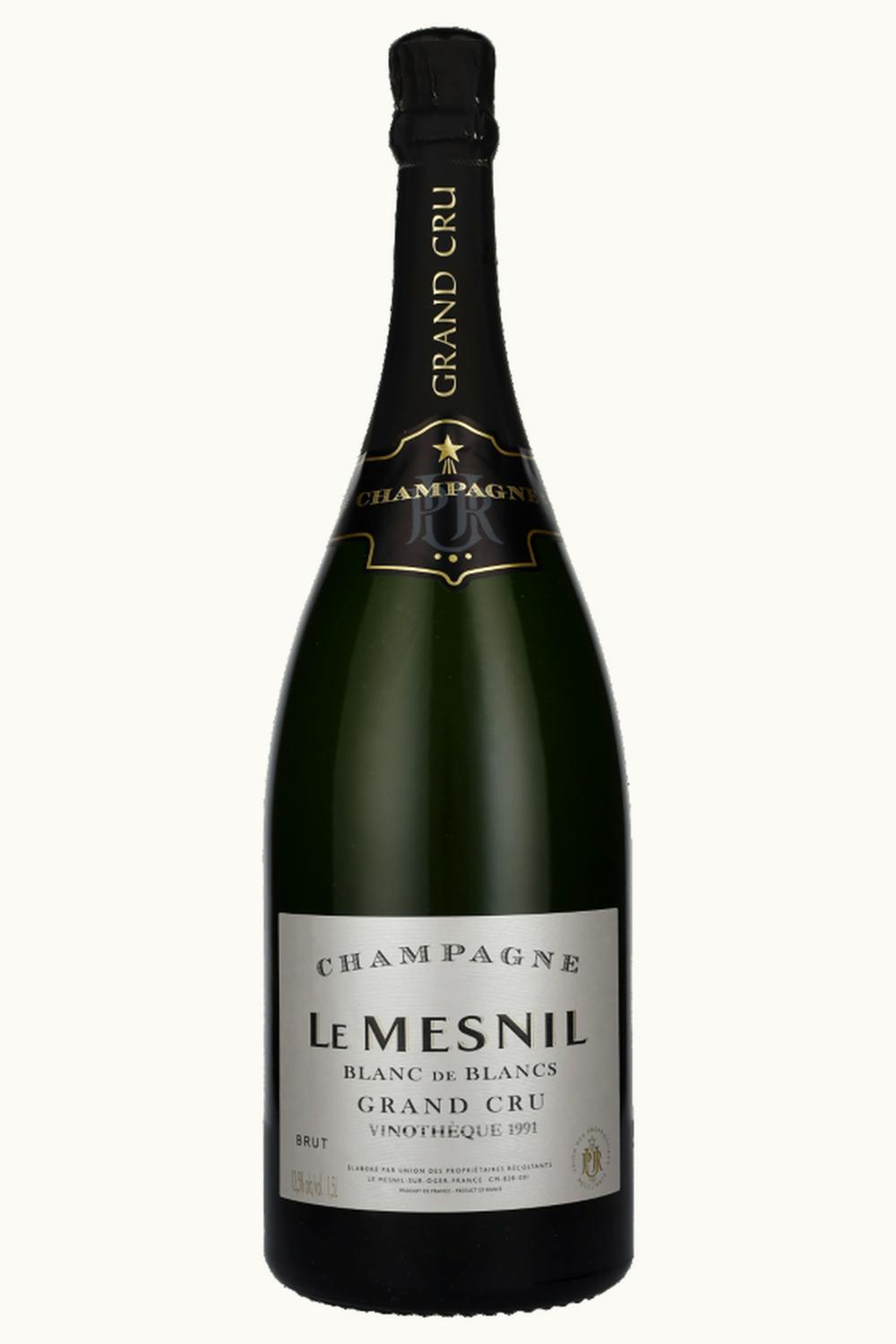 Le Mesnil VInothèque Blanc de Blancs Grand Cru Brut Champagne France, 1991