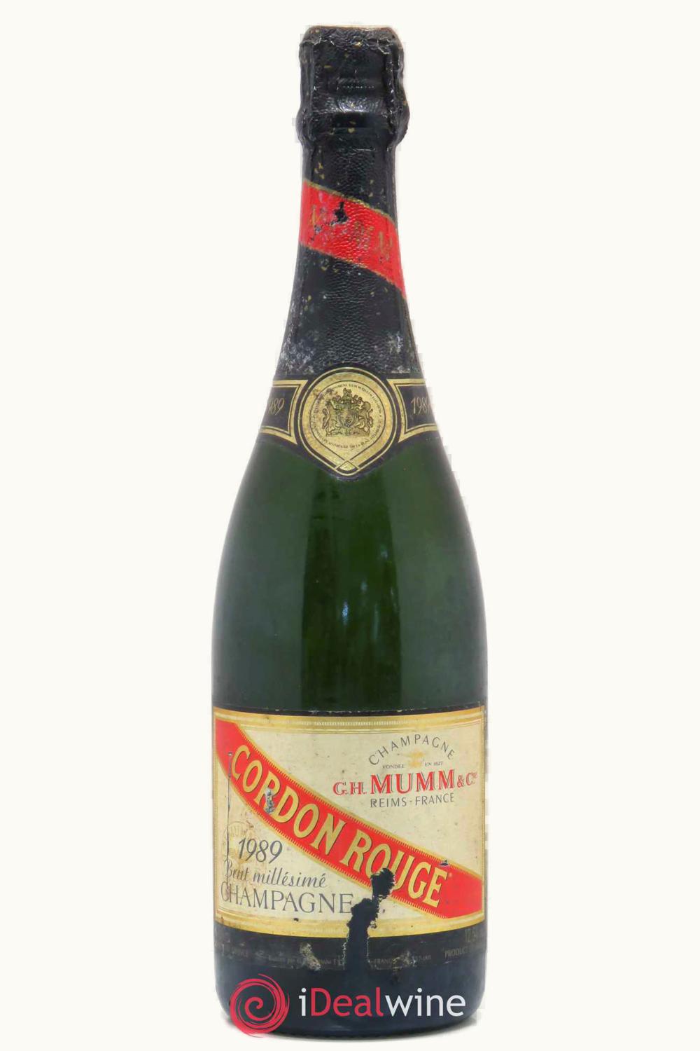 G.H. Mumm G.H. Mumm Grand Cordon Brut Champagne France, 1989