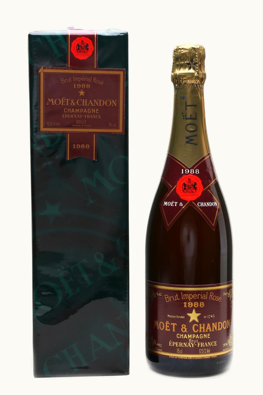 Moët & Chandon Moët & Chandon Brut Rosé Impérial Capsule Collection Champagne France, 1988