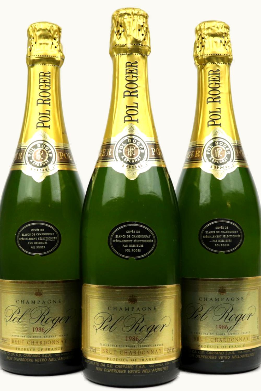 Pol Roger Vintage Brut Champagne France, 1986