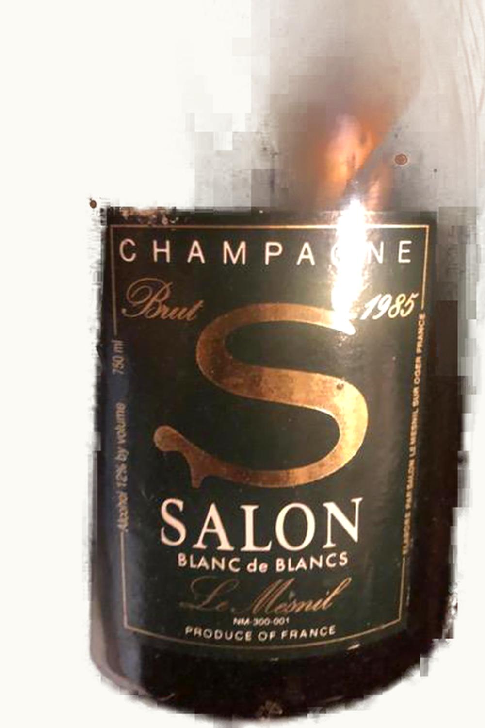 Salon Cuvee S Le Mesnil Blanc de Blancs Brut Champagne France, 1985