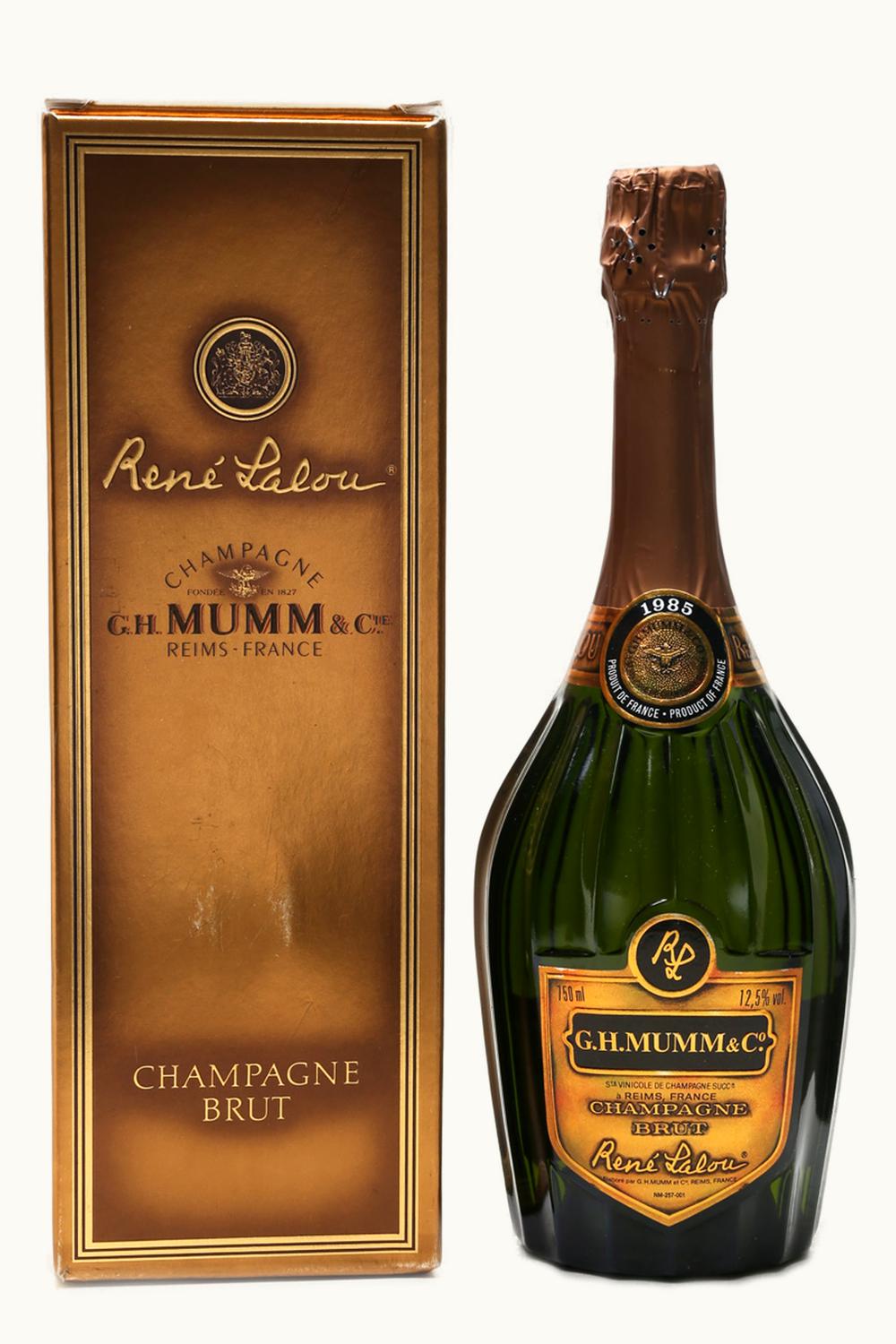 G.H. Mumm G.H. Mumm Cuvée R. Lalou Prestige Brut Millésimé Champagne France, 1985