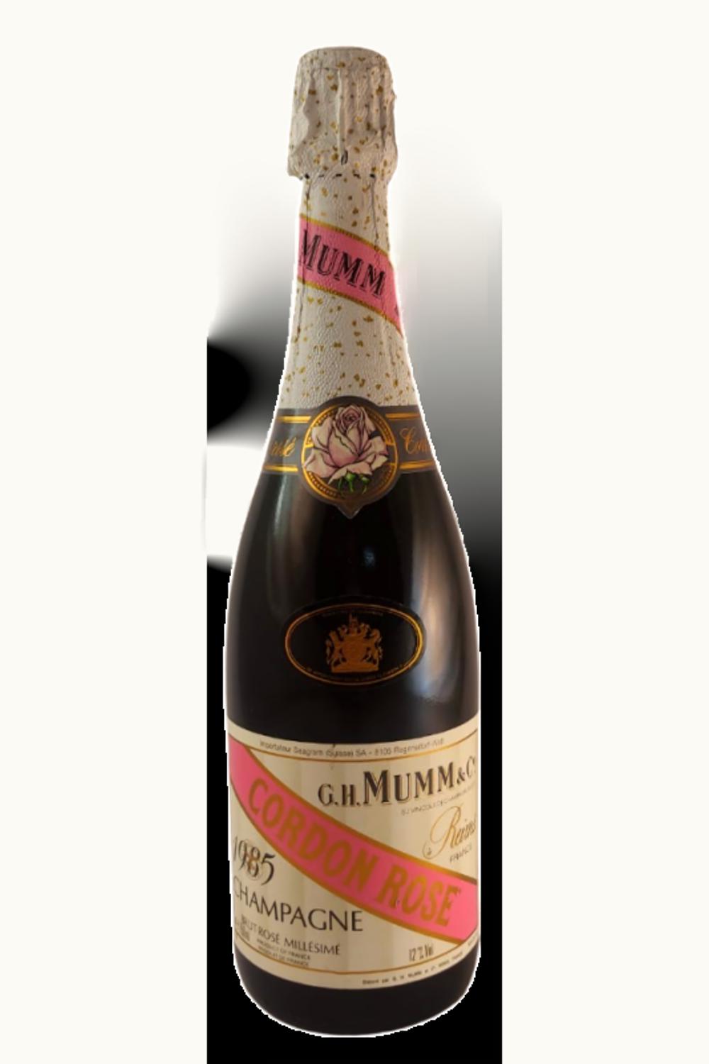 G.H. Mumm G.H. Mumm Cordon Rosé Millésimé Champagne France, 1985