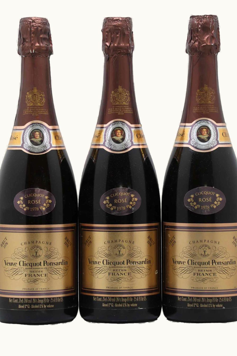 Veuve Clicquot Veuve Clicquot Vintage Brut Rosé Champagne France, 1978