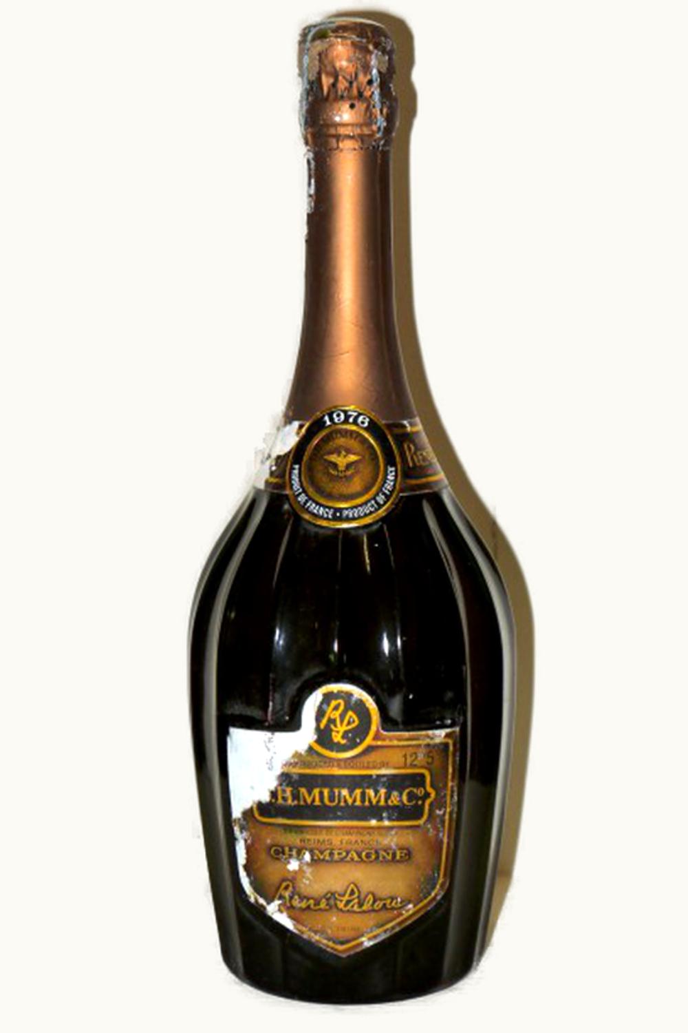 G.H. Mumm G.H. Mumm Cuvée R. Lalou Prestige Brut Millésimé Champagne France, 1976