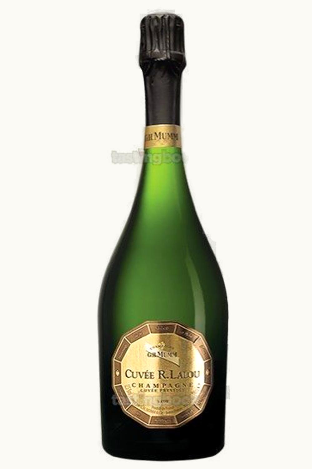 G.H. Mumm G.H. Mumm Cuvée R. Lalou Prestige Brut Millésimé Champagne France, 1975