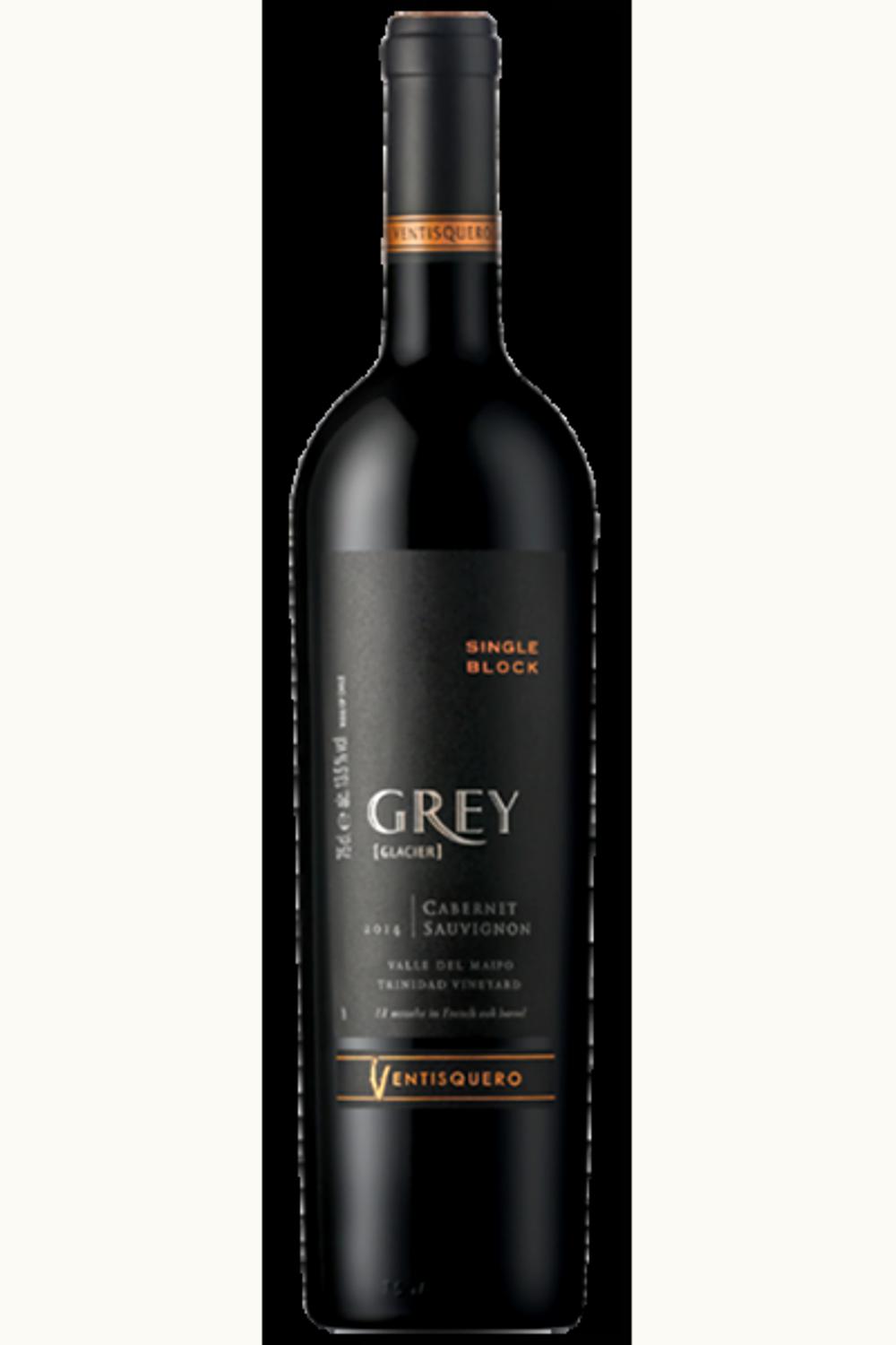 VIña Ventisquero Viña Ventisquero Grey Glacier Trinidad Single Block Cabernet Sauvignon Maipo Valley Chile, 2020