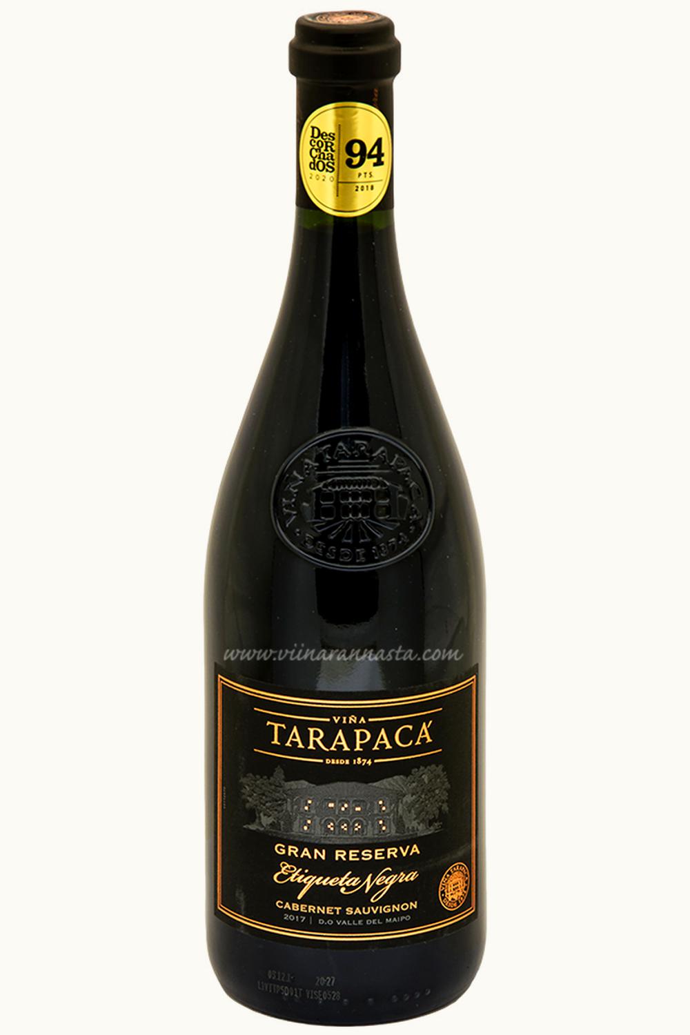 VIña Tarapacá Viña Tarapacá Etiqueta Negra Grand Reserve Cabernet Sauvignon Maipo Valley Chile, 2020