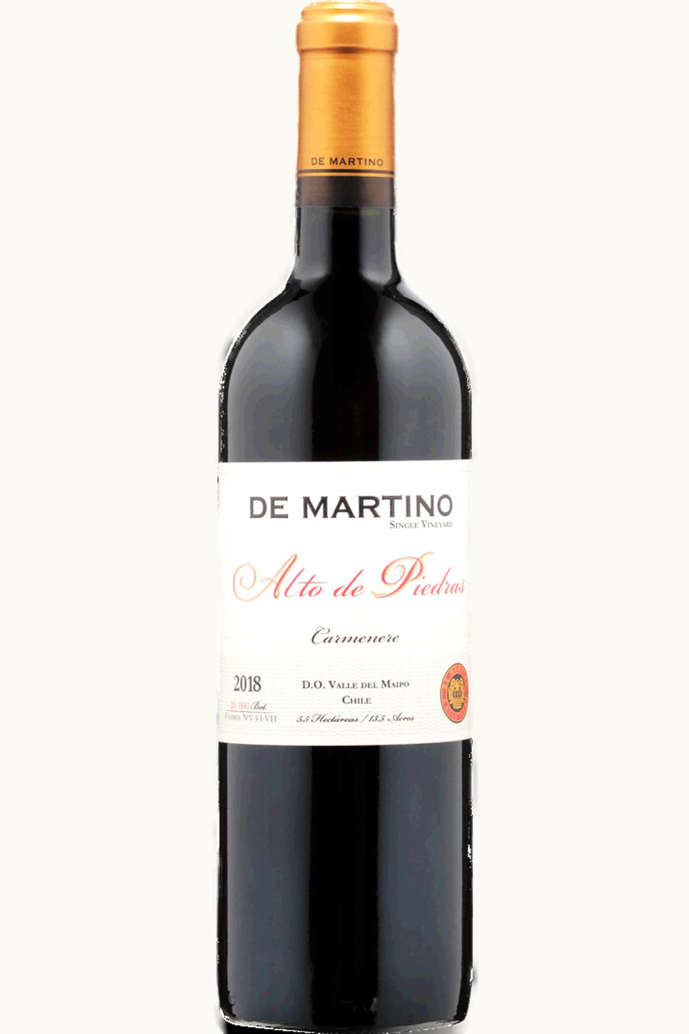 De Martino De Martino Single Alto de Piedras Carmenere Maipo Valley Chile, 2018
