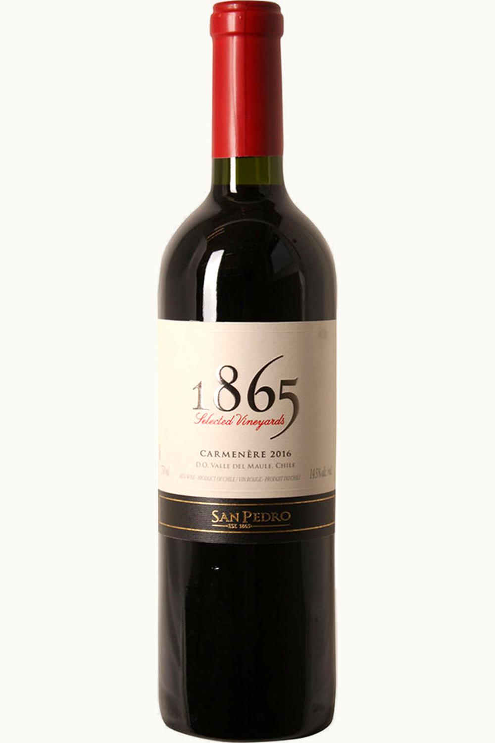 VIña San Pedro Viña San Pedro 1865 Single Vineyard Carmenere Maule Valley Chile, 2016