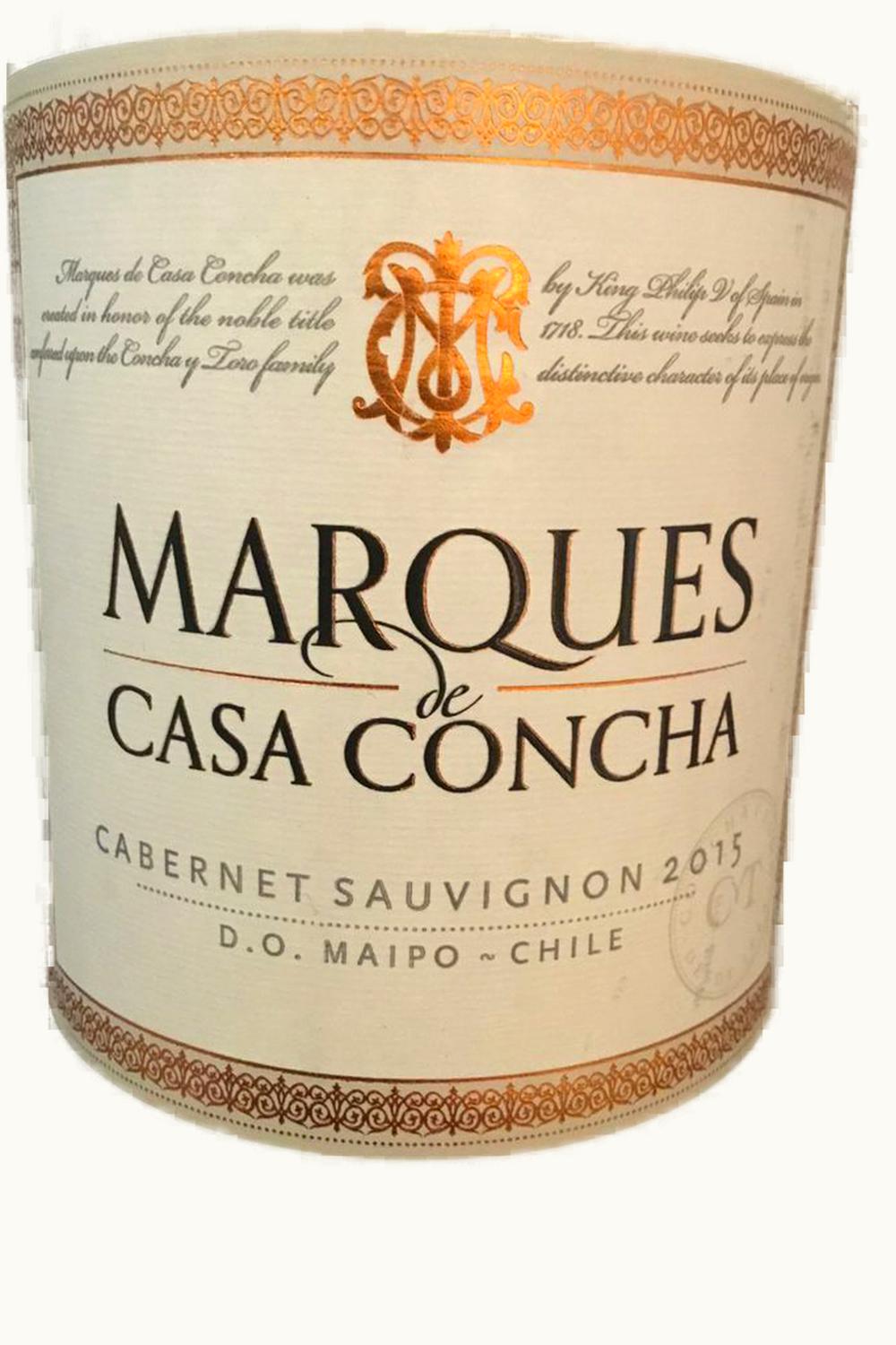 Marques de Casa Concha Cabernet Sauvignon Maipo Valley Chile, 2015