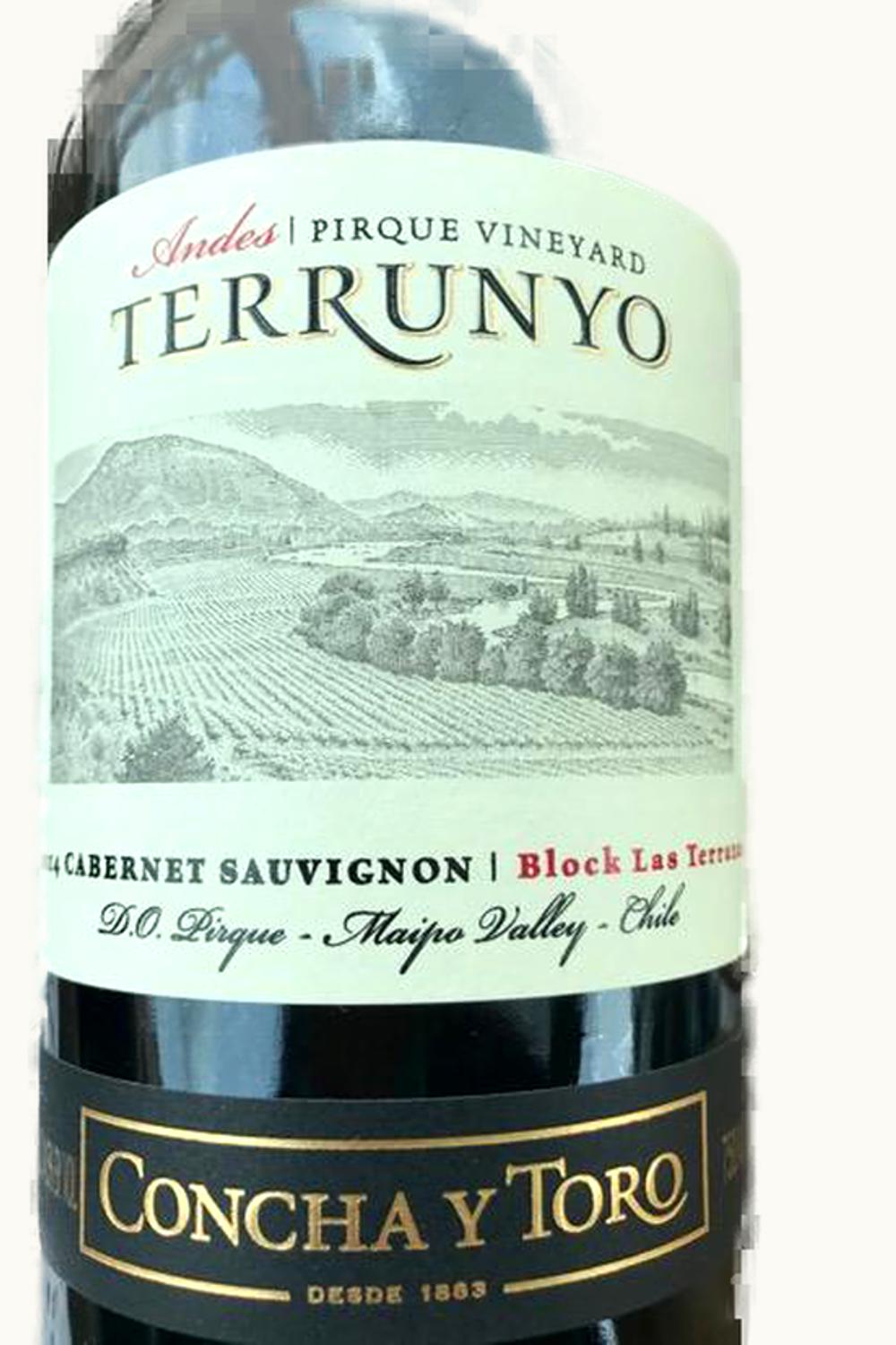 Concha y Toro Concha y Toro Terrunyo Block Terrazas Pirque Cabernet Sauvignon Maipo Valley Chile, 2014