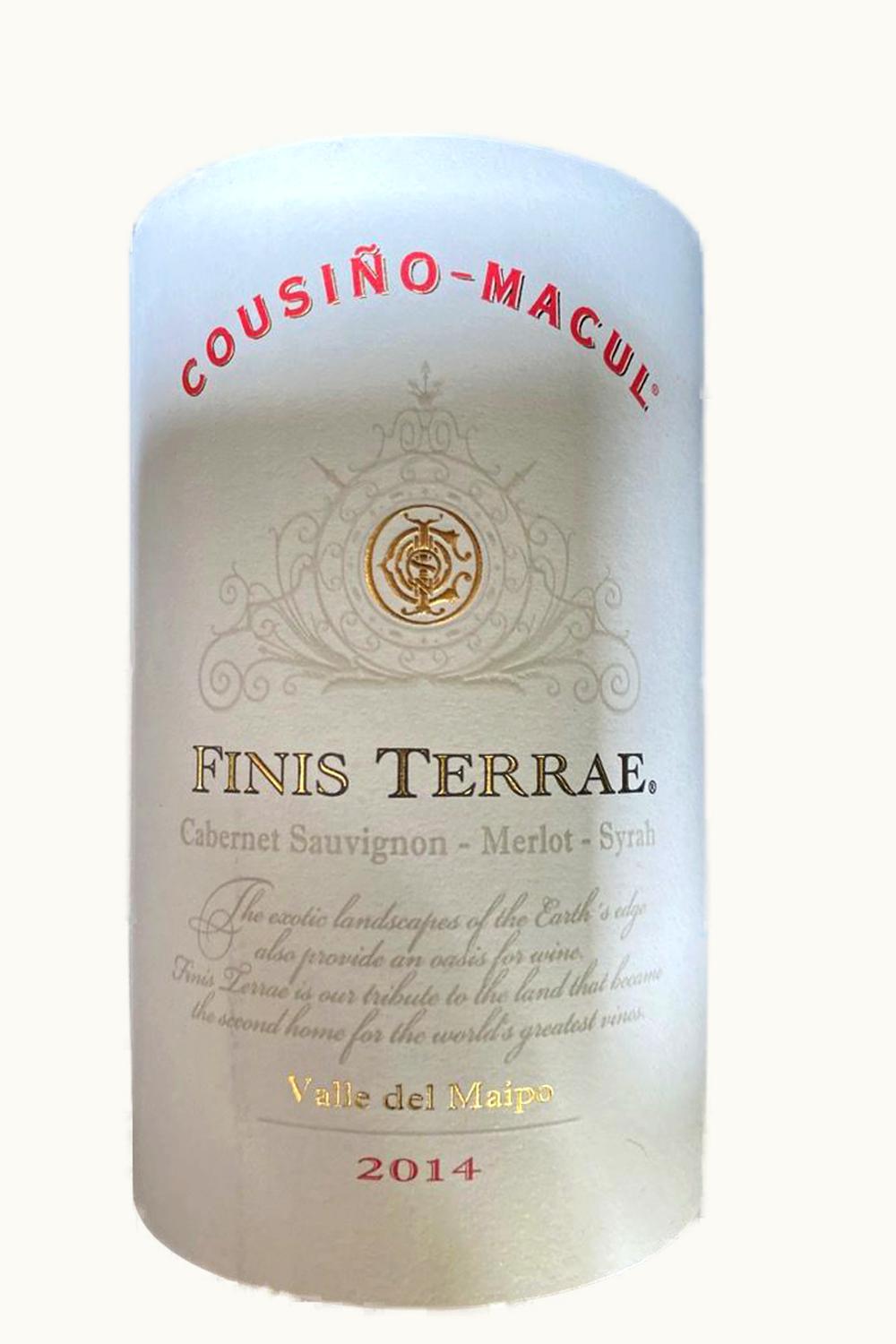 Cousiño Macul Cousino Macul Finis Terrae Maipo Valley Chile, 2013