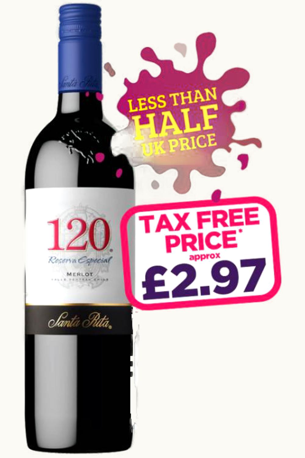 Santa Rita Santa Rita 120 Reserva Especial Merlot Rapel Valley Chile, 2013