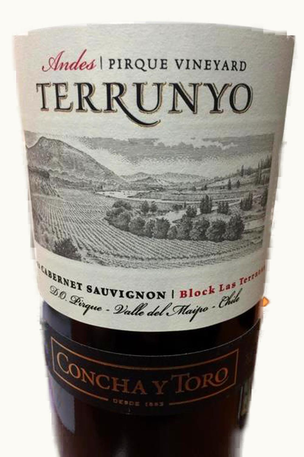 Concha y Toro Concha y Toro Terrunyo Block Terrazas Pirque Cabernet Sauvignon Maipo Valley Chile, 2012