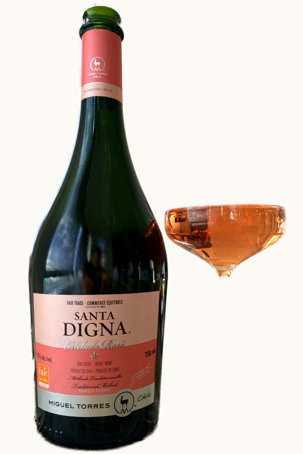 Miguel Torres Santa Digna Este Lado Sparkling Rosé Central Valley Chile, 2012