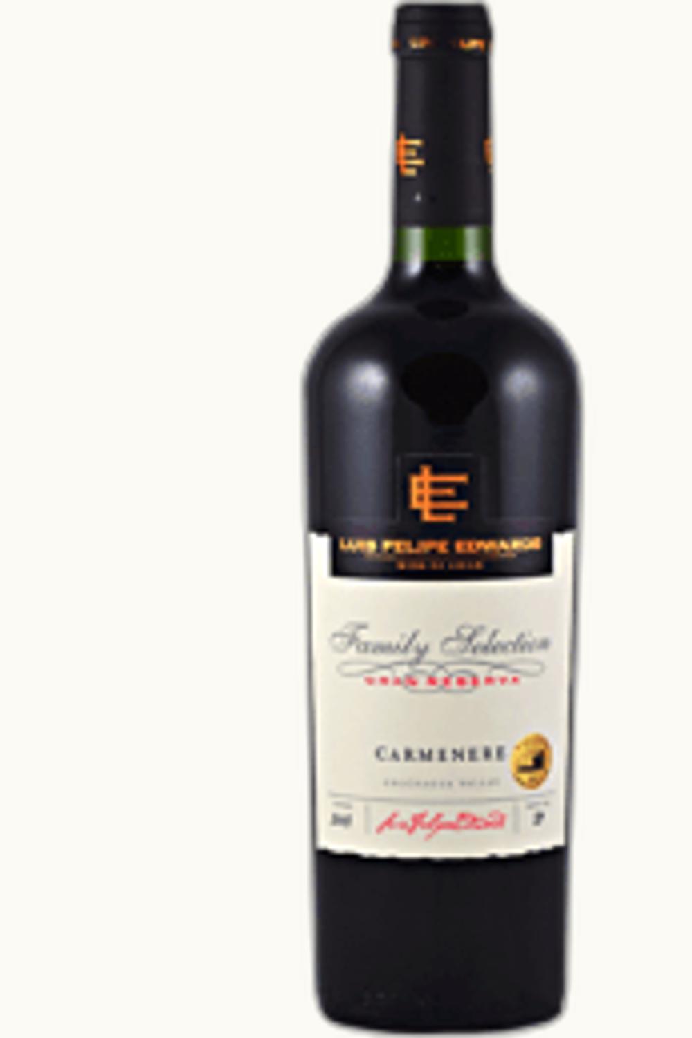 Luis Felipe Edwards Family Selection Grand Reserve Carmenere Colchagua Valley Chile, 2012