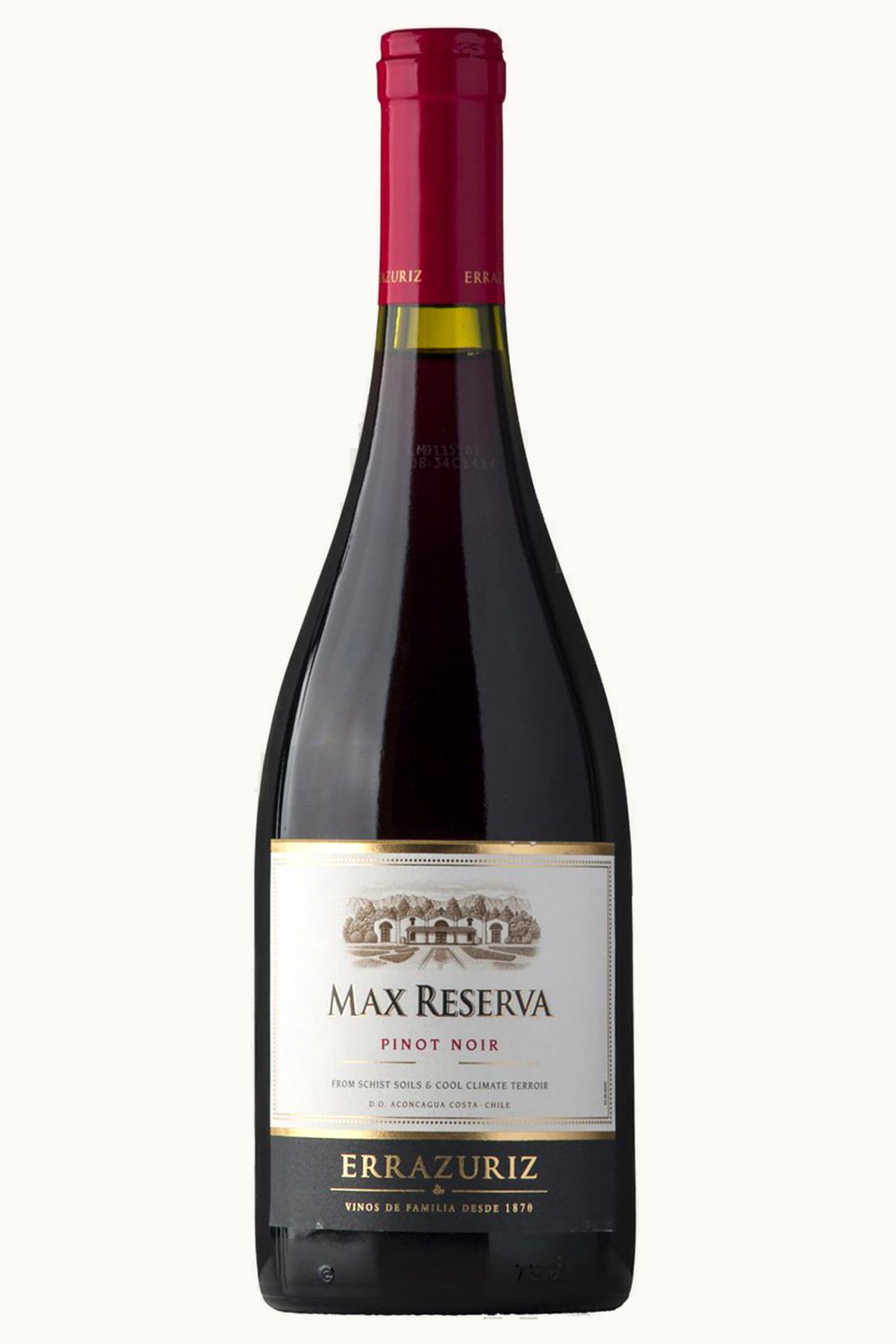 Errazuriz Max Reserva Pinot Noir Aconcagua Costa Valley Chile, 2012