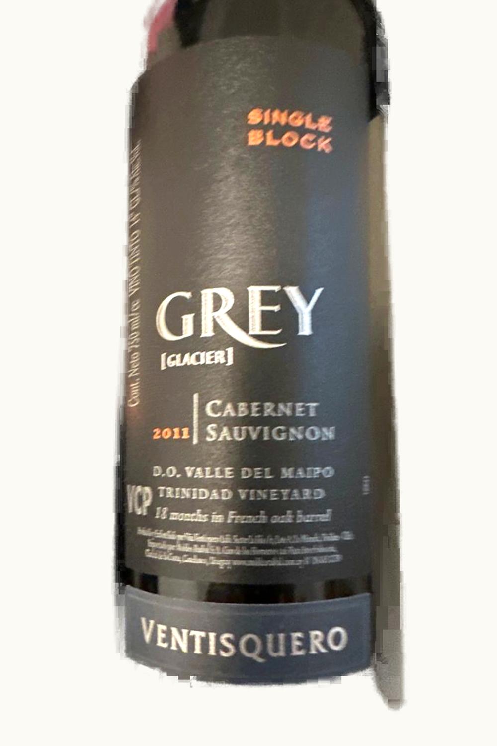 VIña Ventisquero Viña Ventisquero Grey Glacier Trinidad Single Block Cabernet Sauvignon Maipo Valley Chile, 2011