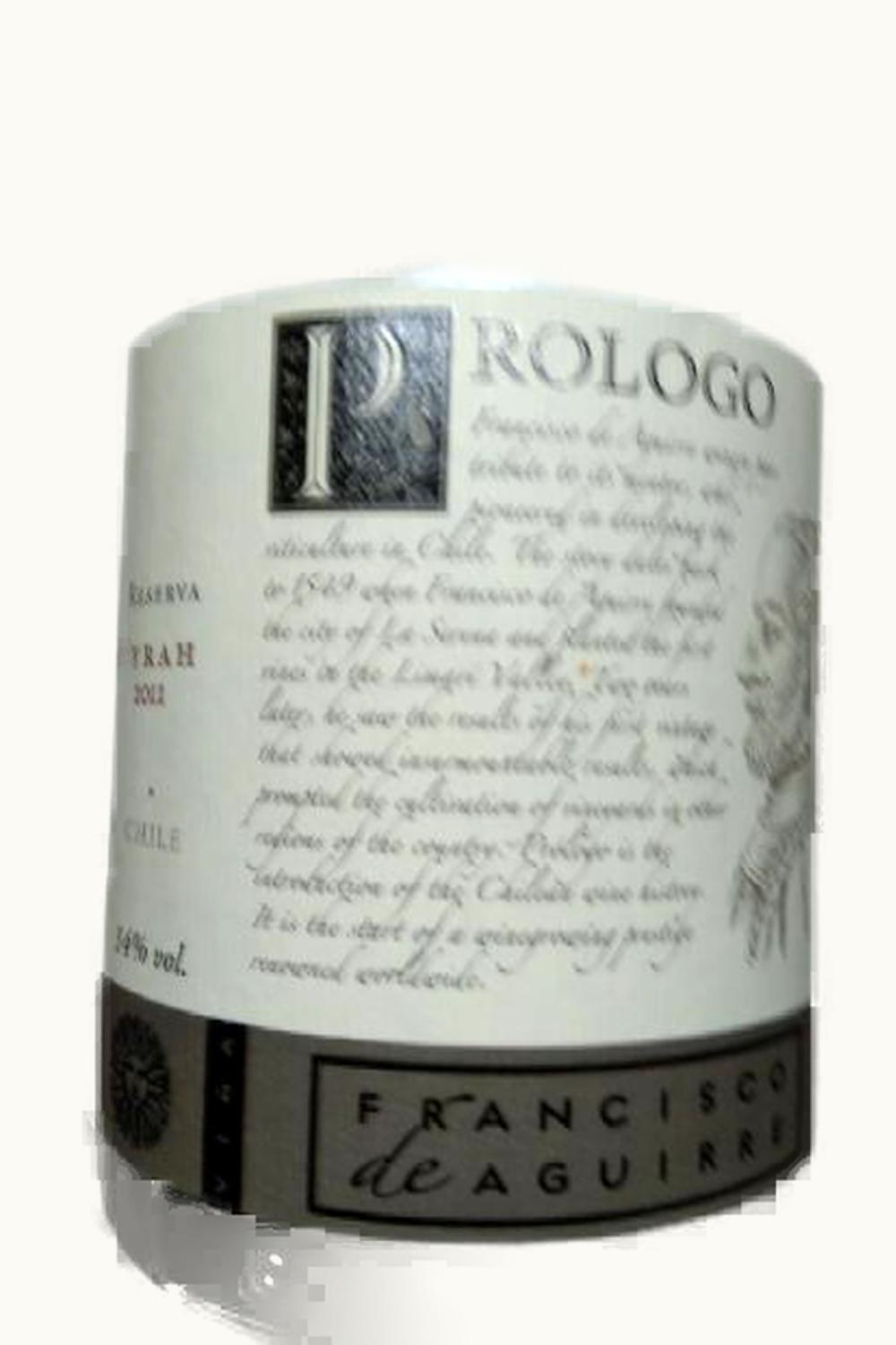 VIña Francisco de Aguirre Viña Francisco de Aguirre Prologue Reserve Sauvignon Blanc Limari Valley Chile, 2011