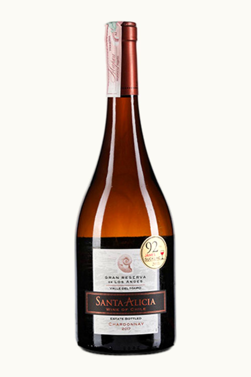 Santa Alicia Santa Alicia Grand Reserve de los Andes Chardonnay Maipo Valley Chile, 2010