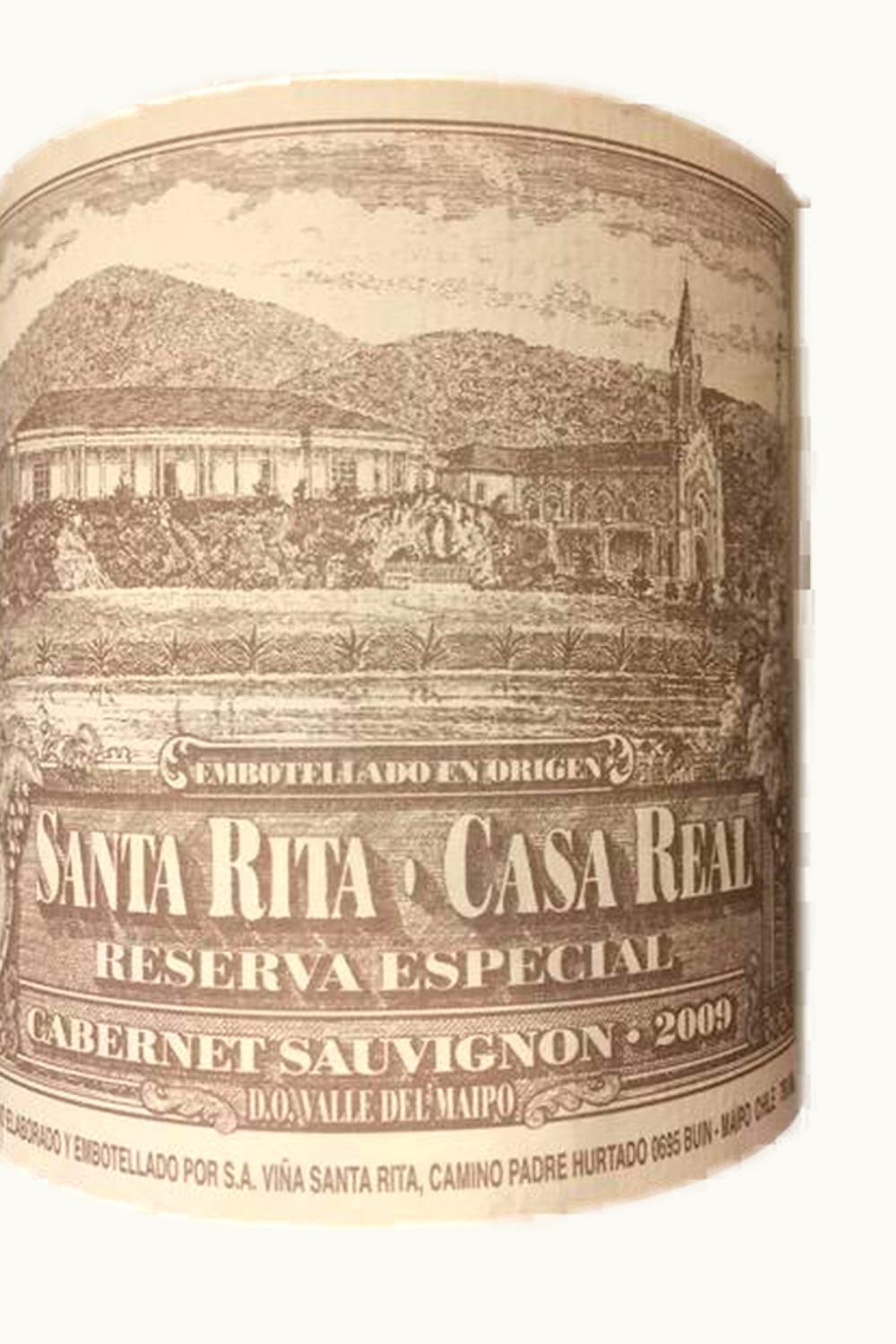 Santa Rita Casa Real Cabernet Sauvignon Maipo Valley Chile, 2009