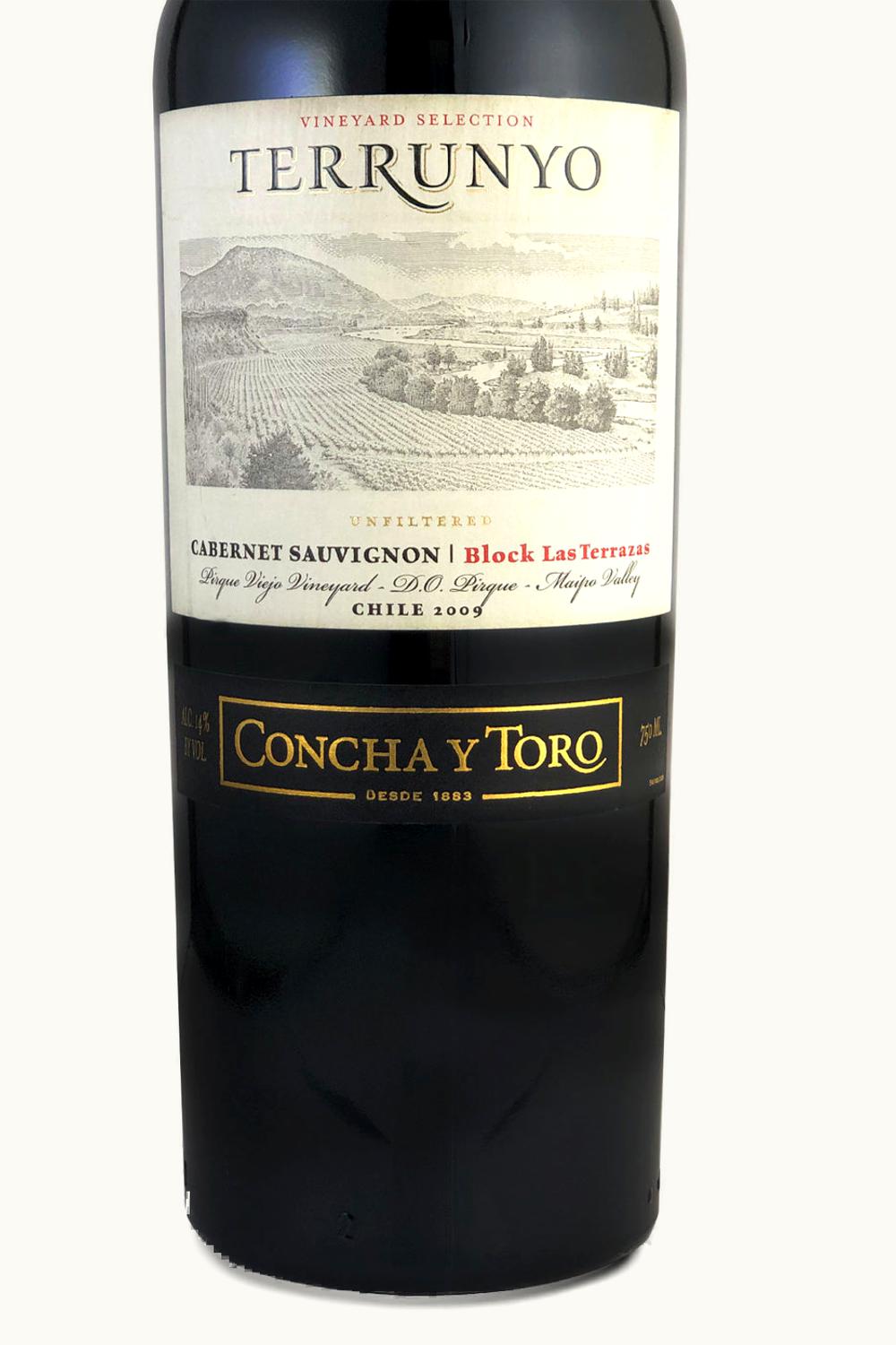 Concha y Toro Terrunyo Block Terrazas Pirque Cabernet Sauvignon Maipo Valley Chile, 2009