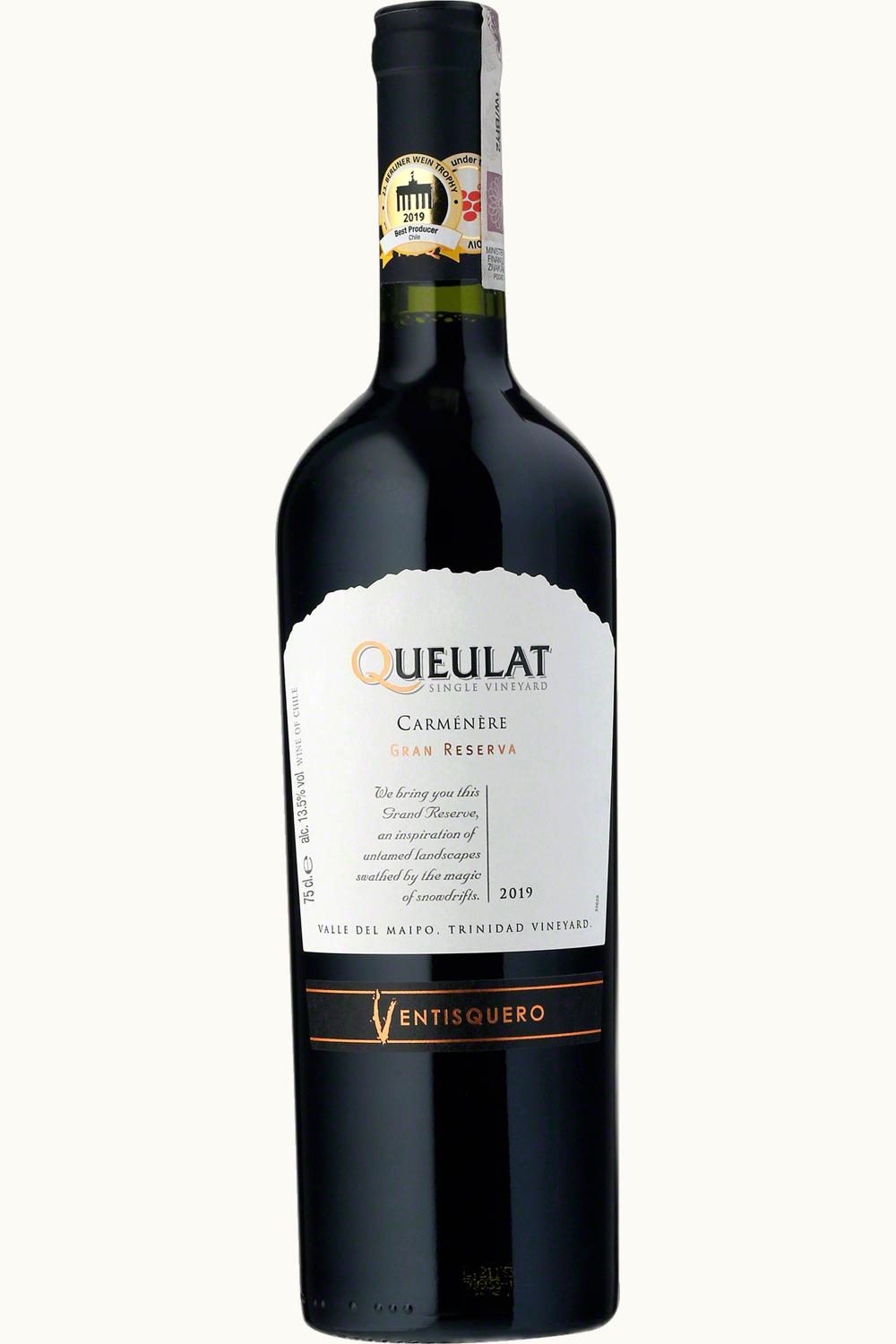 VIña Ventisquero Viña Ventisquero Queulat Grand Reserve Carmenere Maipo Valley Chile, 2009