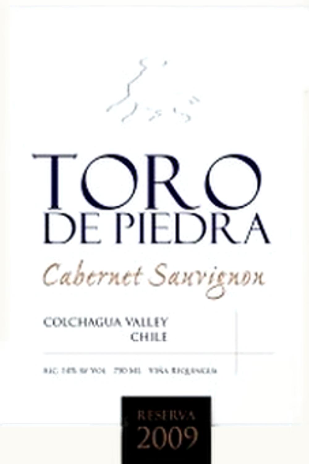 VIña Requingua Viña Requingua Toro de Piedra Reserve Cabernet Sauvignon Colchagua Valley Chile, 2009