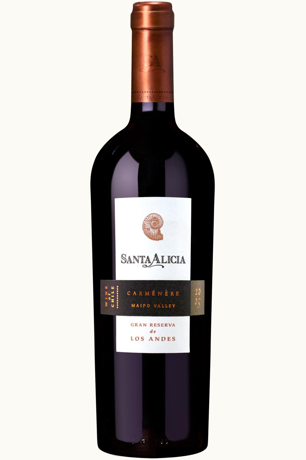 Santa Alicia Reserva Espiritu de los Andes Carmenere Maipo Valley Chile, 2009