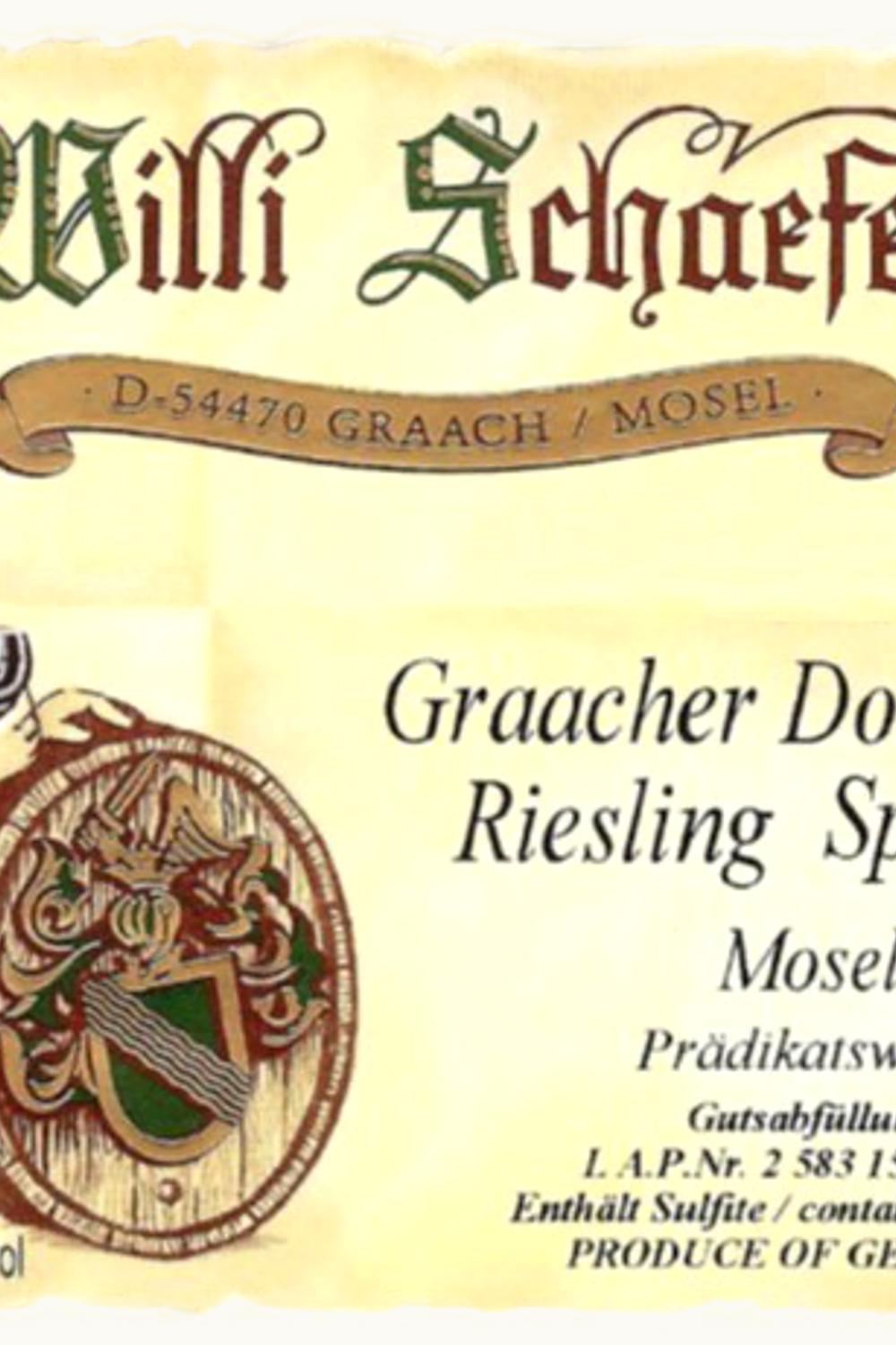 Willi Schaefer Willi Schaefer Domprobst Riesling Spätlese Fünf, 2022