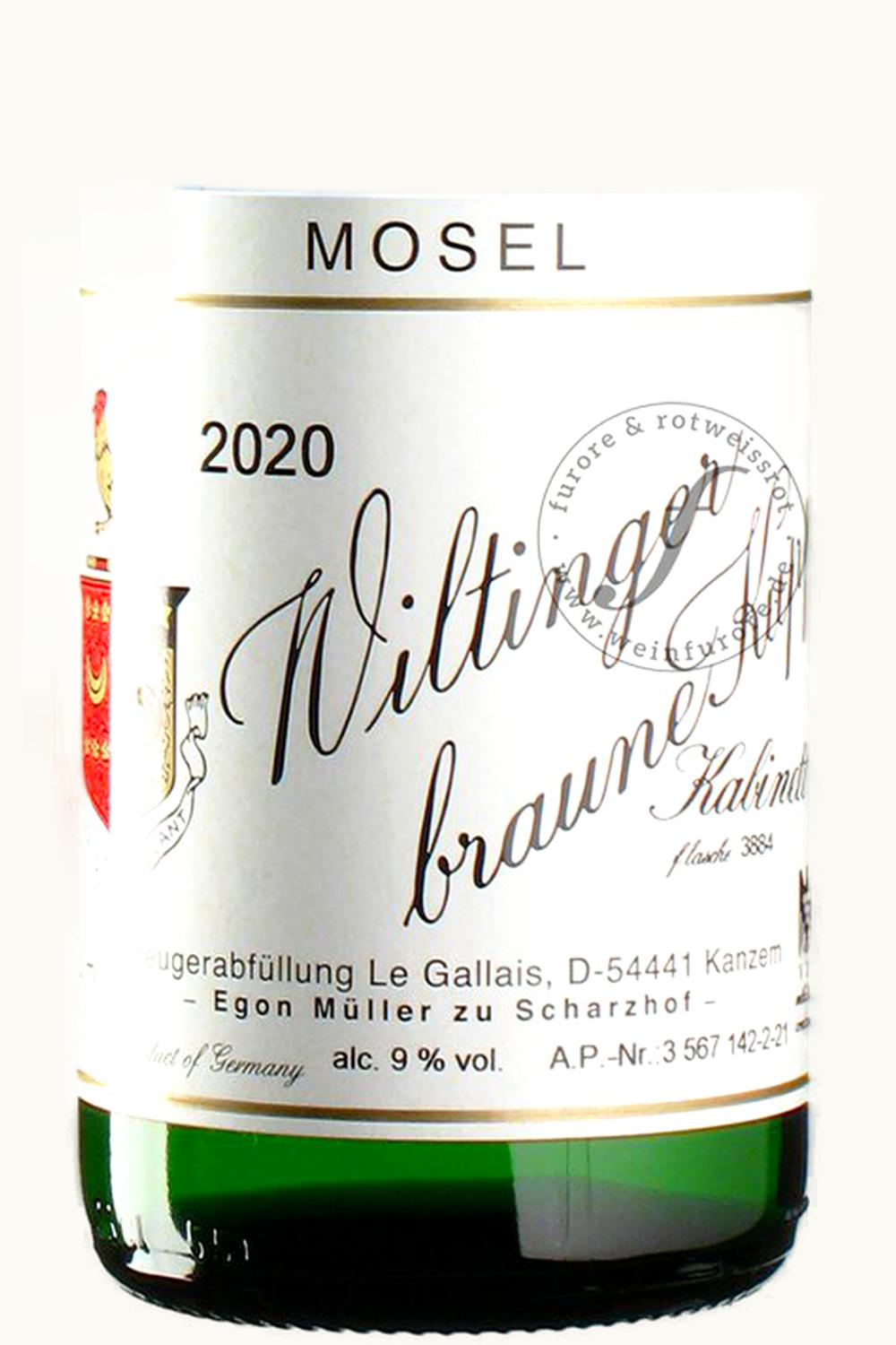 Egon Müller Egon Müller Le Gallais Braun Kupp Riesling Kabinett, 2020